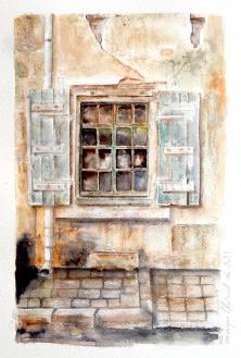 Facade aquarelle